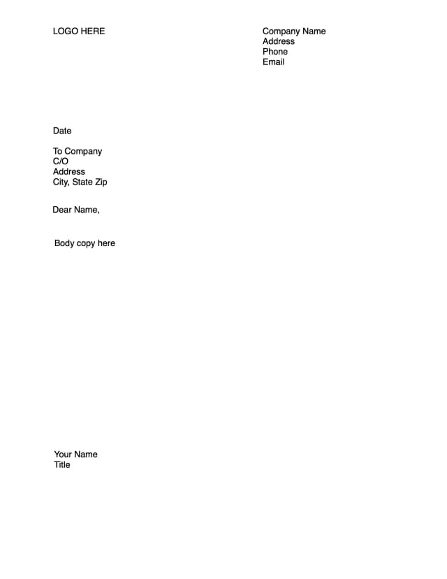Business Letterhead
